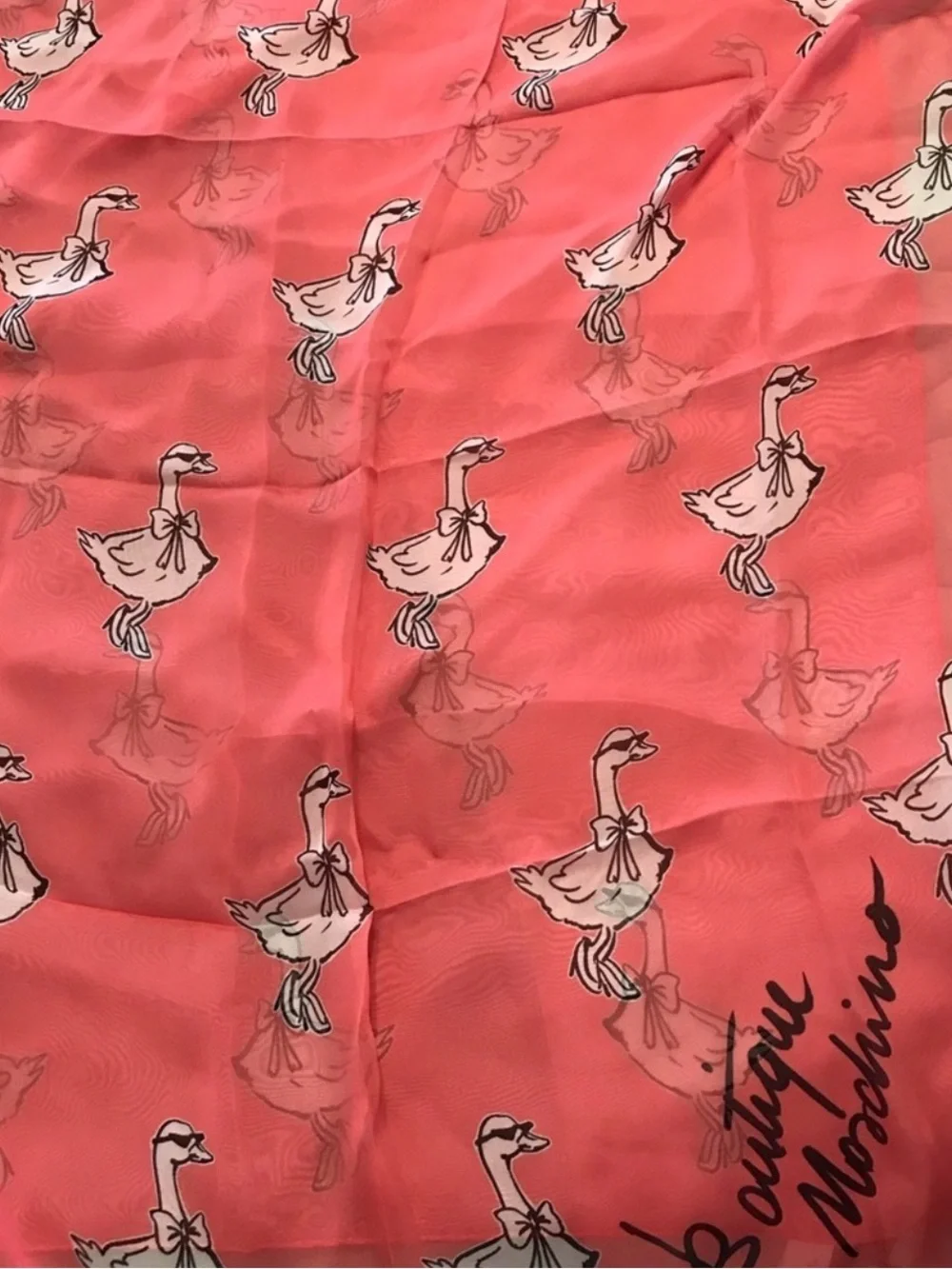 Moschino lightweight silk